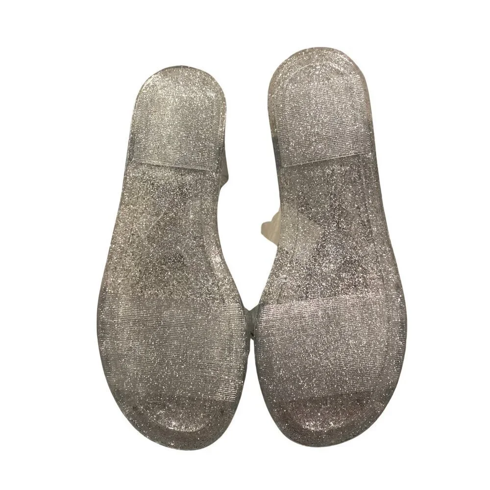 Gap Kids Big Girl's Clear Glitter Jelly Sandals